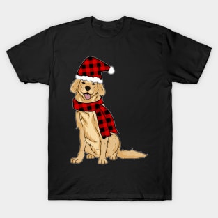 Retriever Buffalo Plaid Retriever Dog T-Shirt